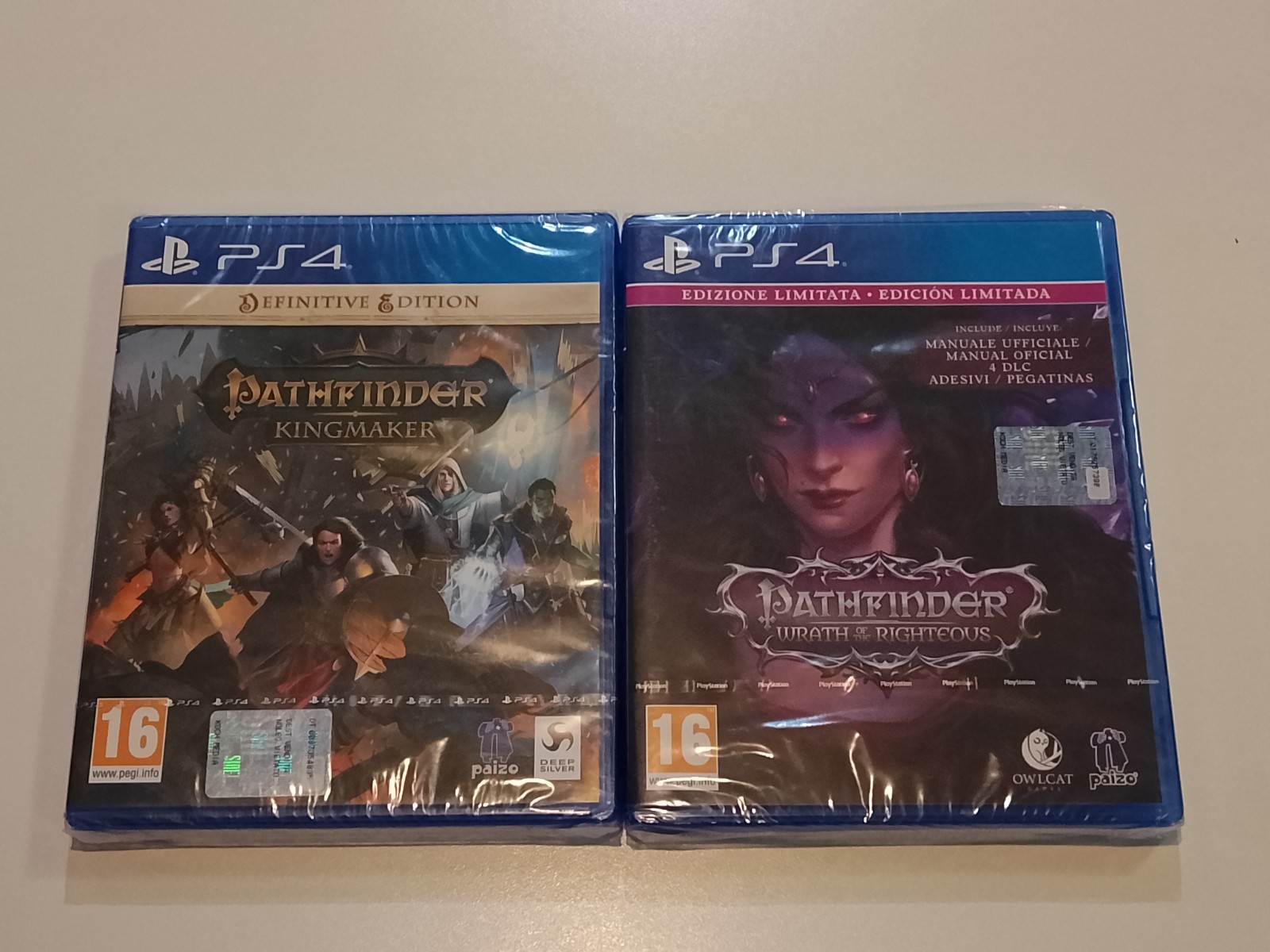 Pathfinder Kingmaker + Wrath of the Righteous – Playstation 4 Ps4 – NEW SEALED