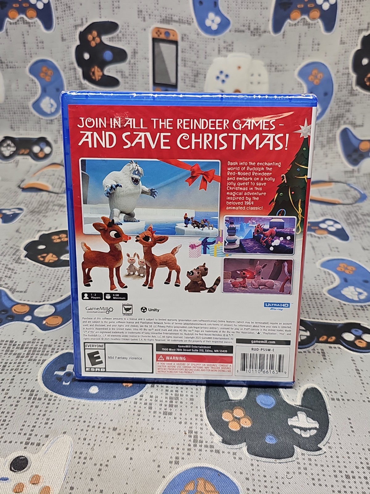 Rudolph The Red Nosed Reindeer (PlayStation 5, PS5) NEW SEALED