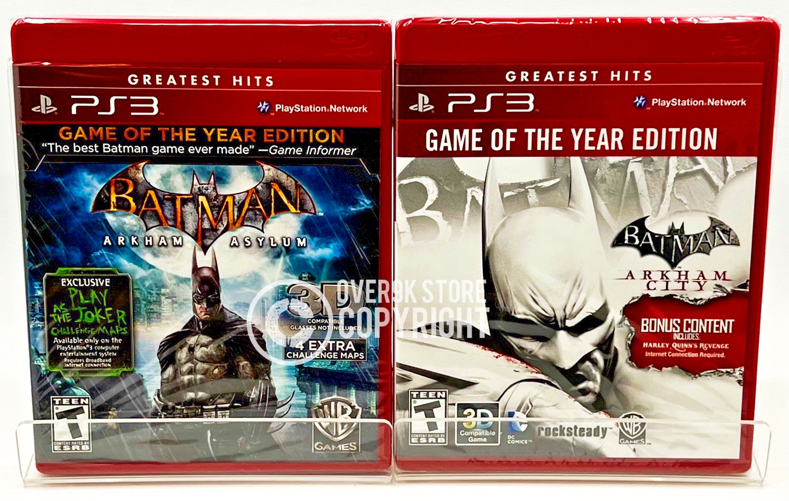 Batman – Arkham Asylum + Batman – Arkham City – PS3 – Brand New | Factory Sealed
