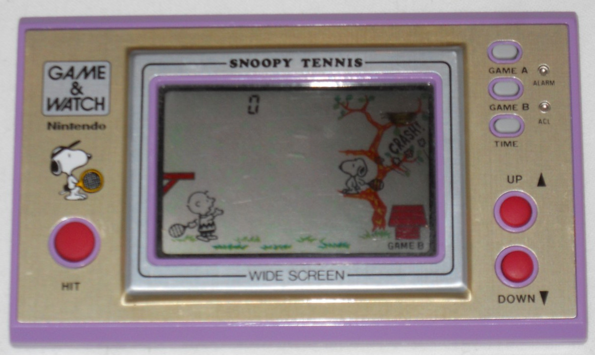 Vintage 1982 Nintendo Game & Watch Snoopy Tennis TESTED & WORKING SP-30 and