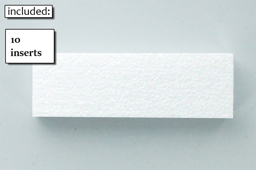 10 STYROFOAM INSERTS NINTENDO FOR NES BOXES