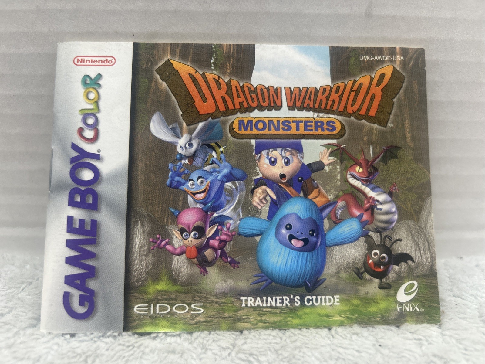 Dragon Warrior Monsters Game Boy Color Nintendo Instruction Manual Only