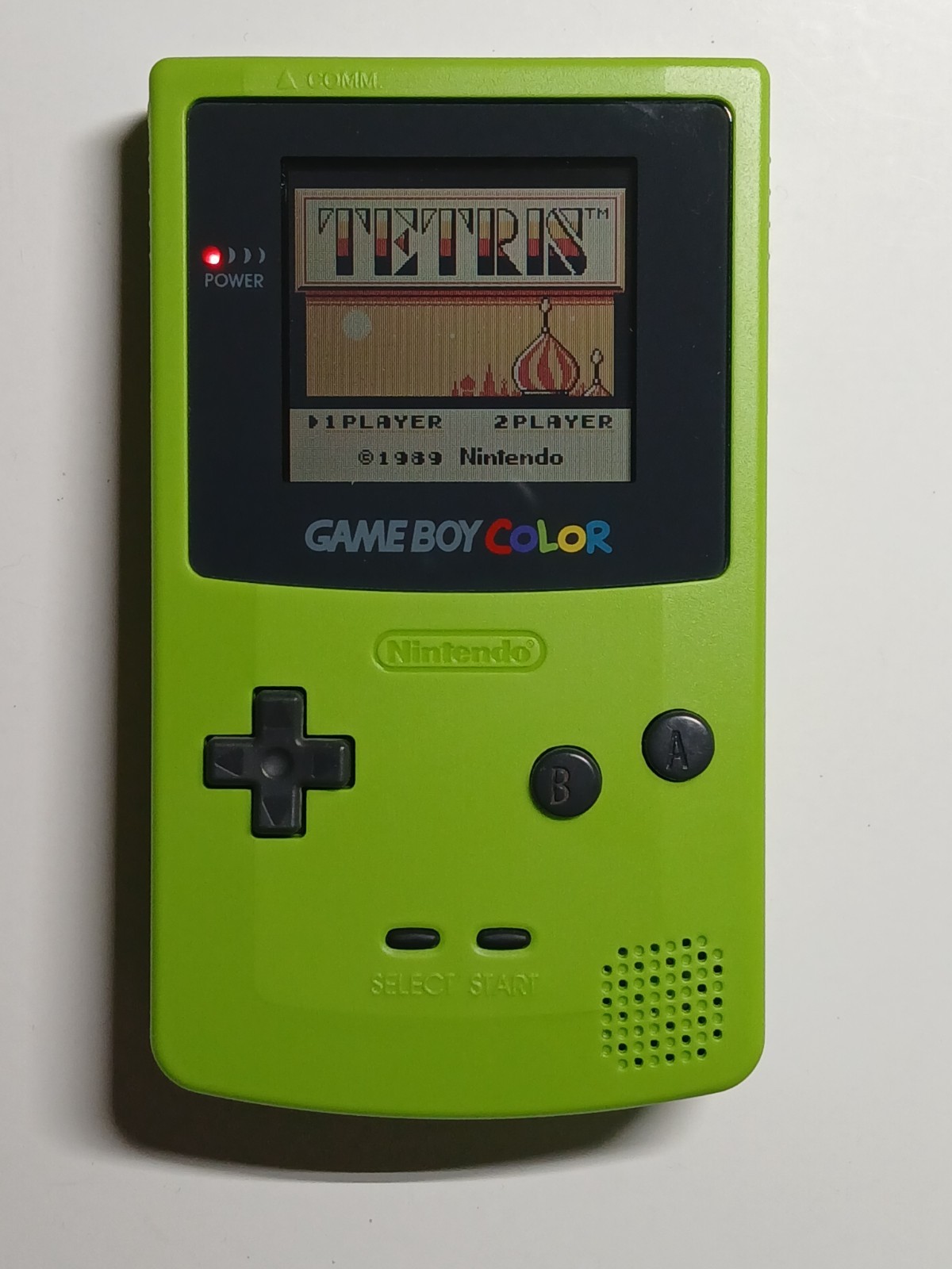 Nintendo Game Boy Color Lime GBC CGB-001 Tested & Working NEW LENS