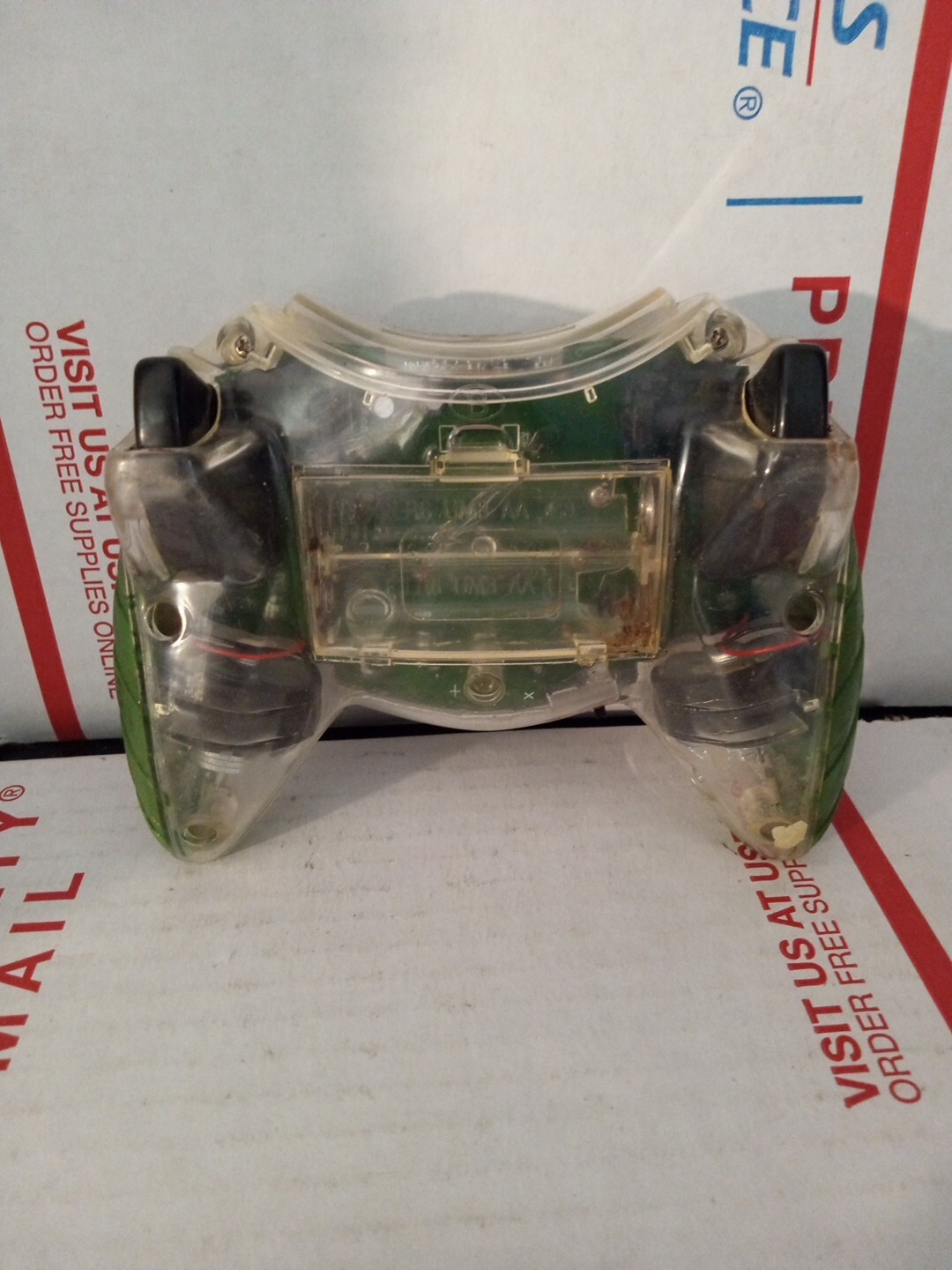 Parts Only Intec Wireless Battery Powered Xbox Controller w/ Corrosion ~ T3#12