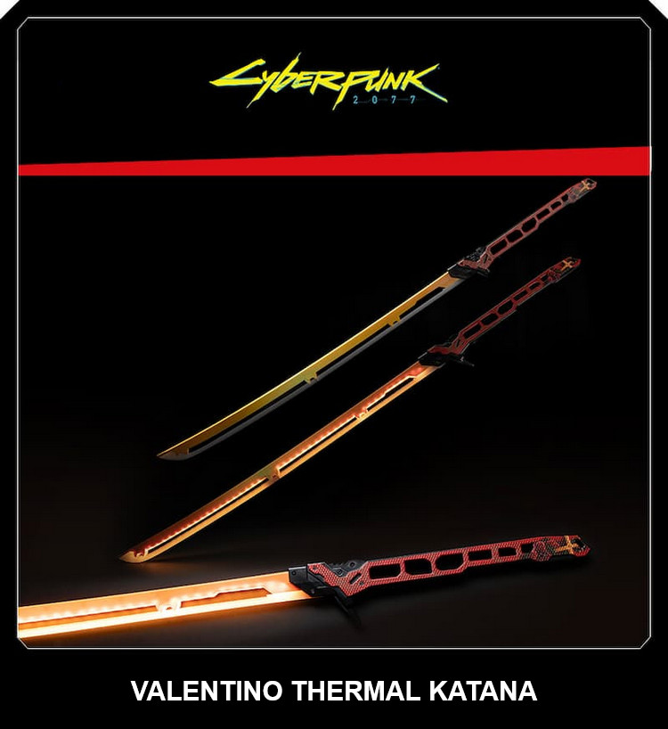 CYBERPUNK 2077 Limited Collectors Edition LED-Lit Thermal Katana – PRESALE 07/30