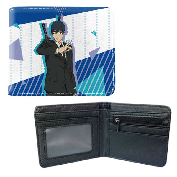 Chainsaw Man Bi-Fold Wallet – AKI HAYAKAWA STYLE A New (Anime 4×5″ Billfold)