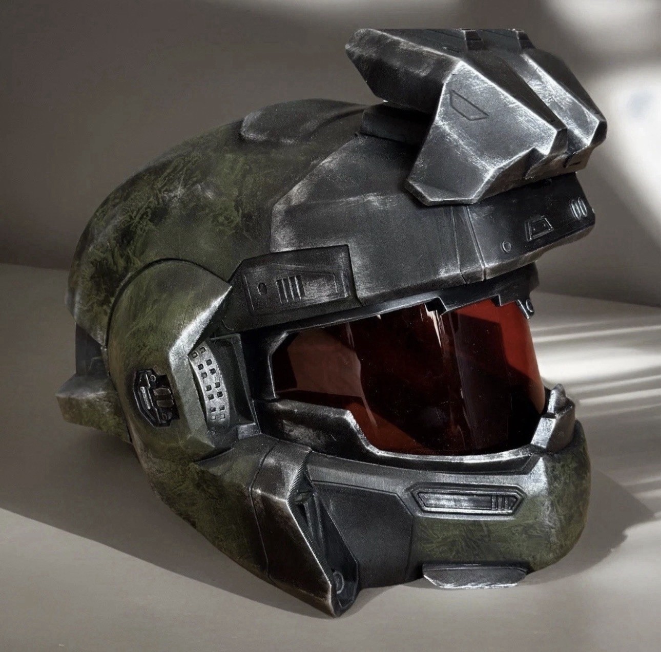 Halo Reach Jorge Helmet 3D Printed & Premade Orange Visor Adult
