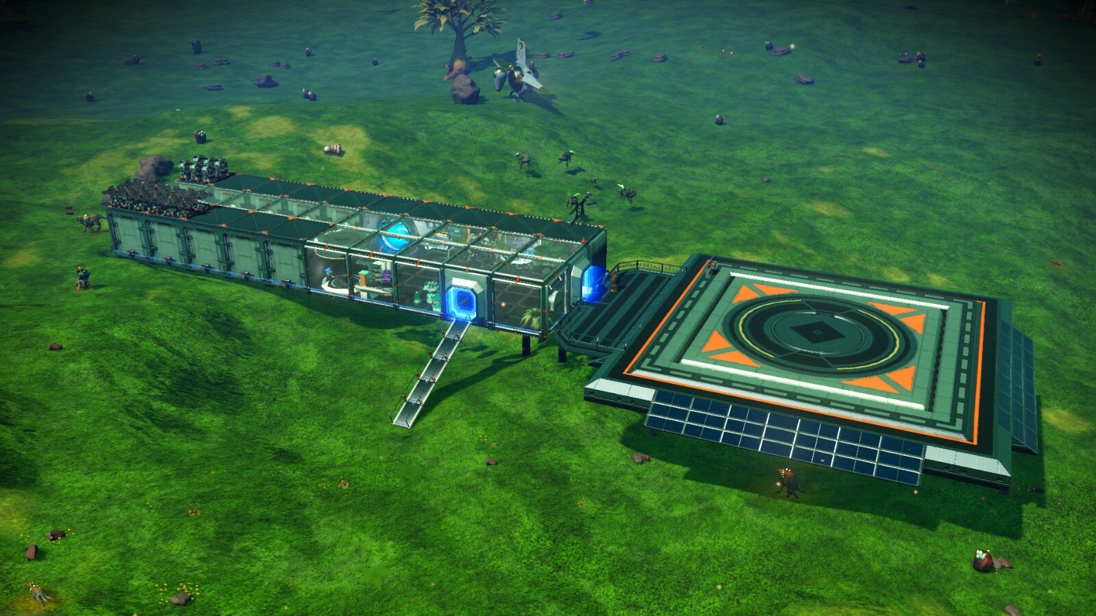 No Mans Sky Starter Base – Storage, Terminal + Landing Pad – PC, XBOX,PS4 & PS5