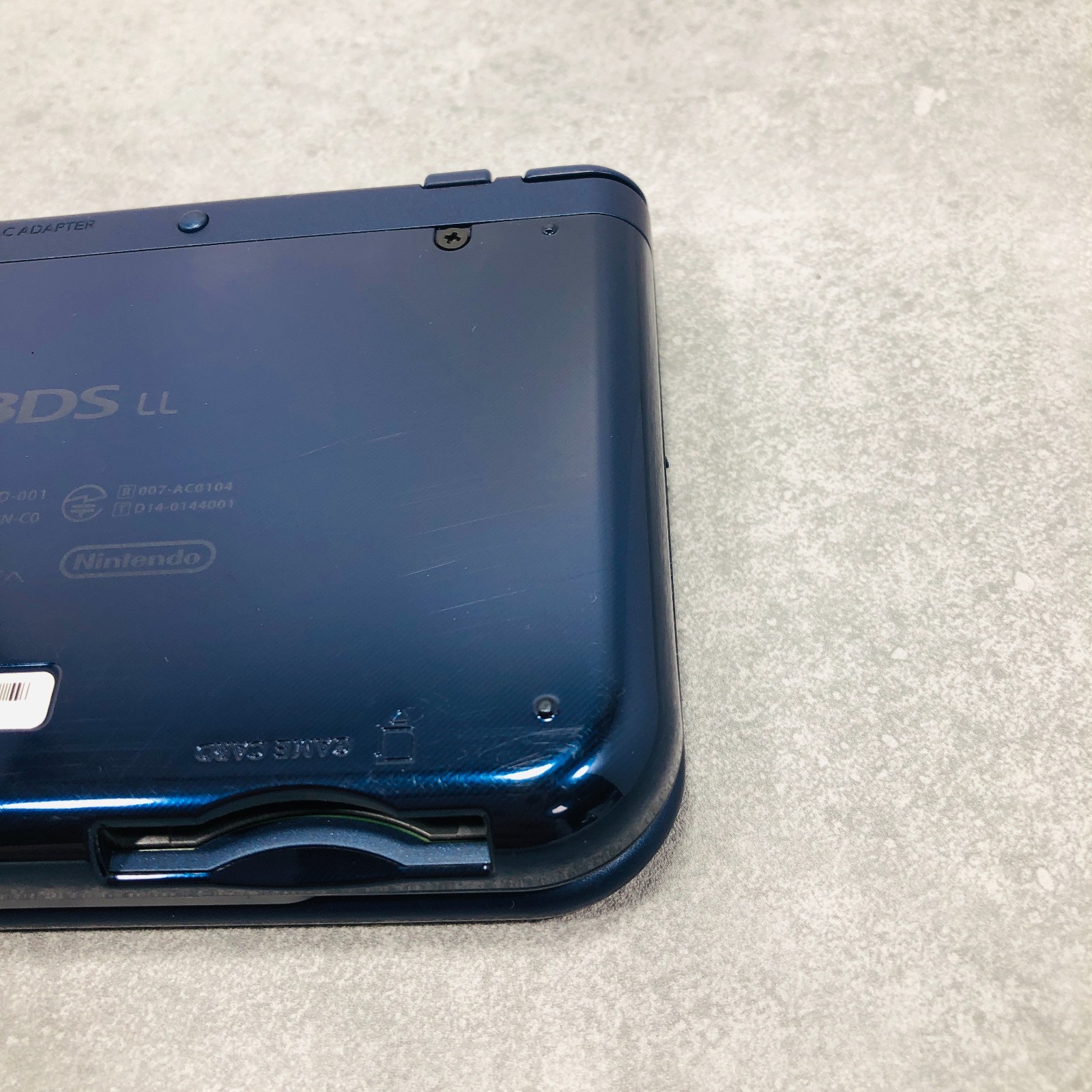 [EX+5] New Nintendo 3DS LL XL Metallic Blue Japan Tested NTSC-J 26-06-108