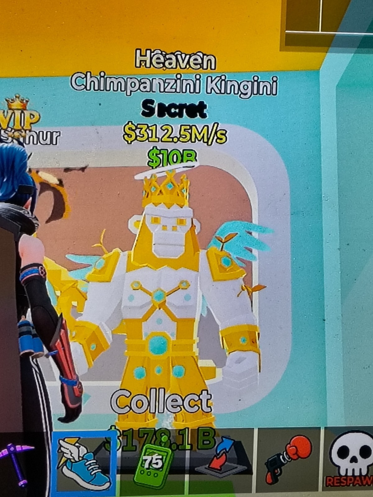 Chimpanzini Kingini Secret In-Game Character