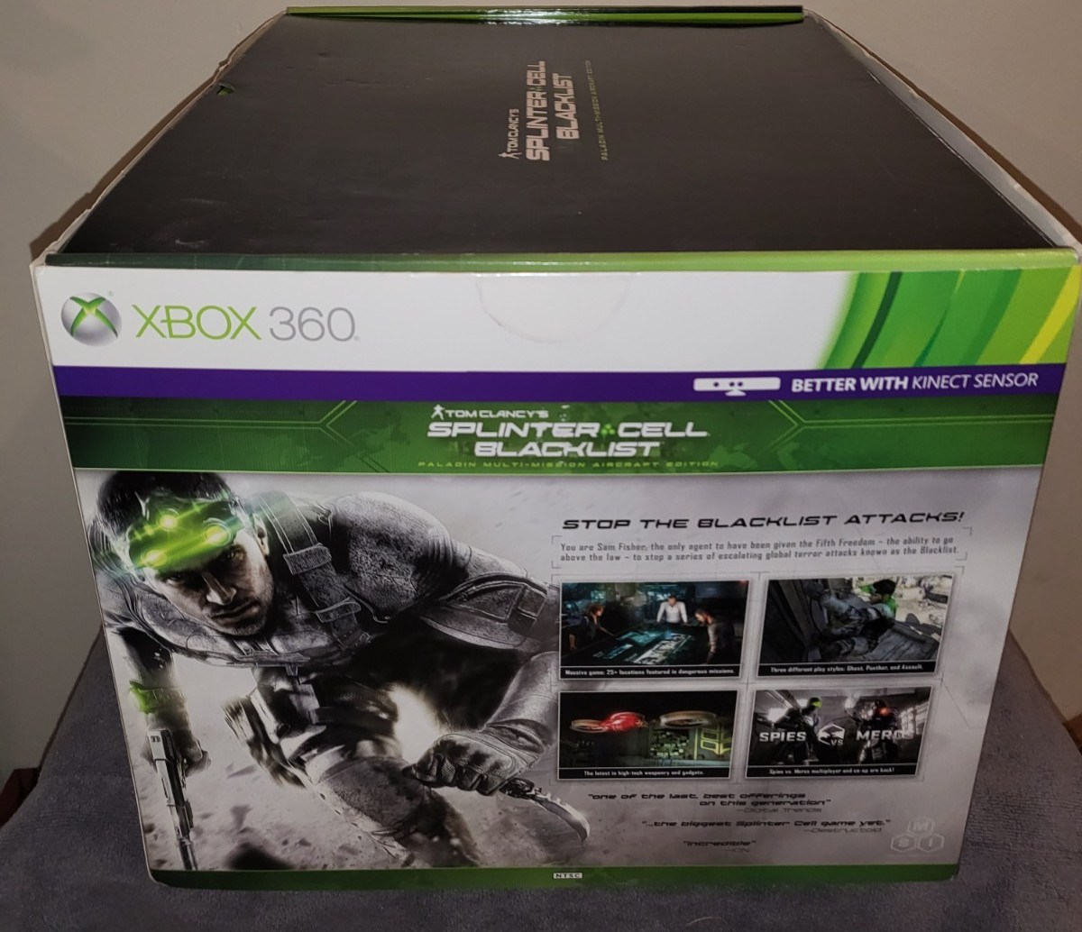 Brand New X-Box 360 Splinter Cell: Blacklist [Paladin Aircraft Edition]