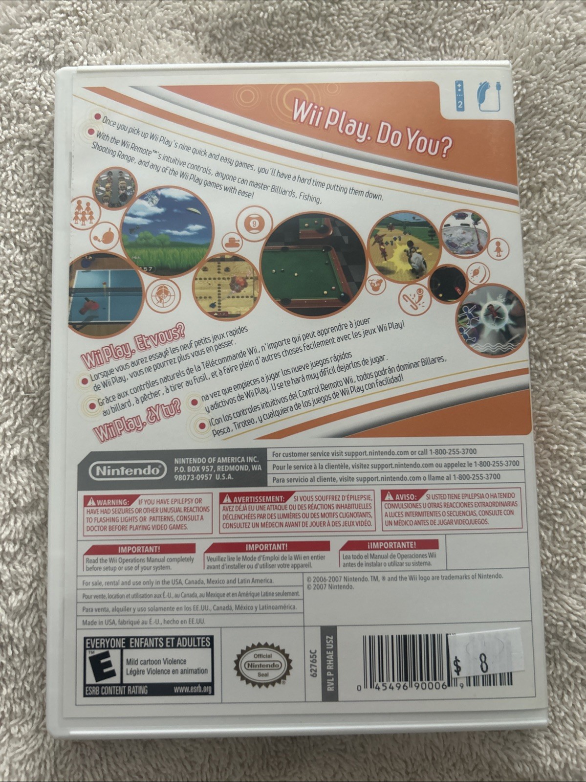 Wii Play with Remote (Wii, 2007)