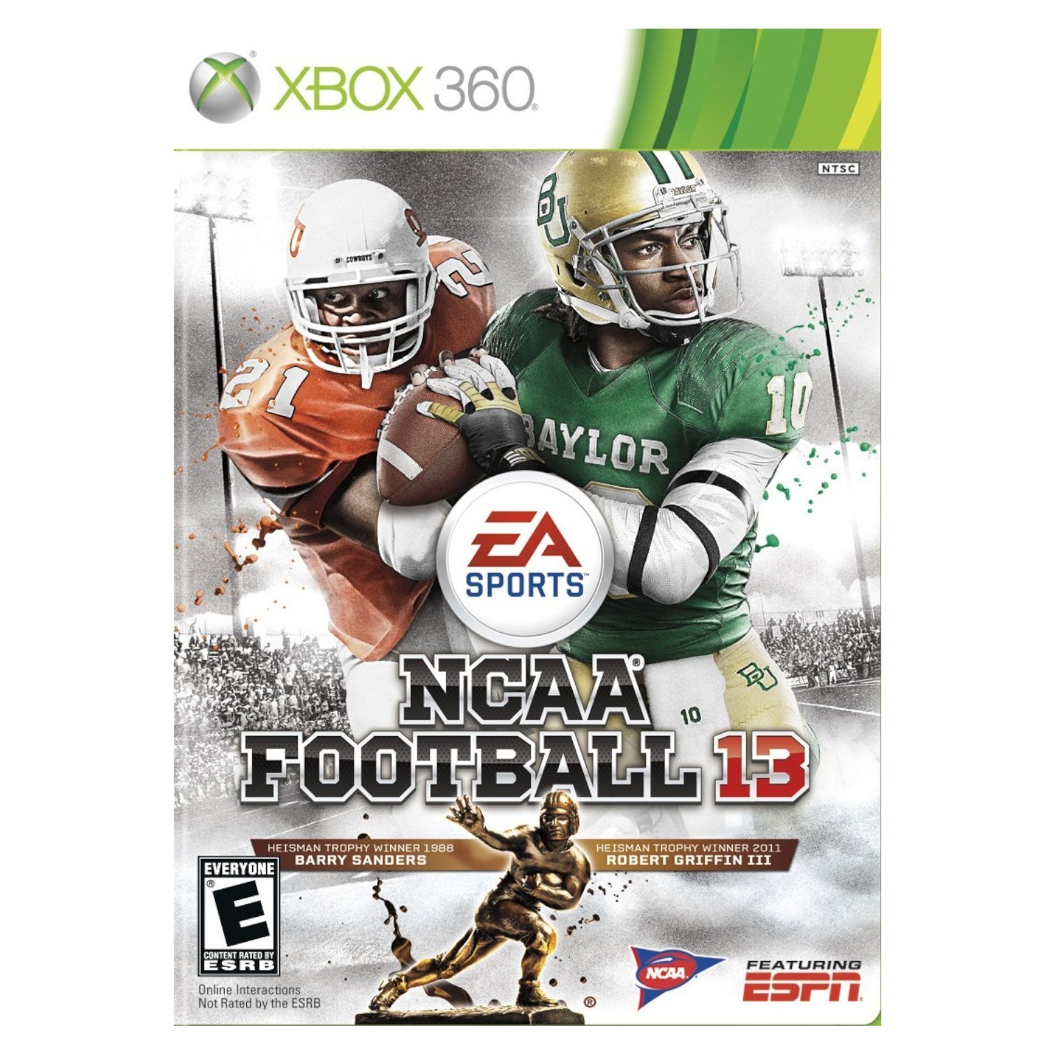 NCAA Football 13 (Microsoft Xbox 360, 2012) Adult Owned