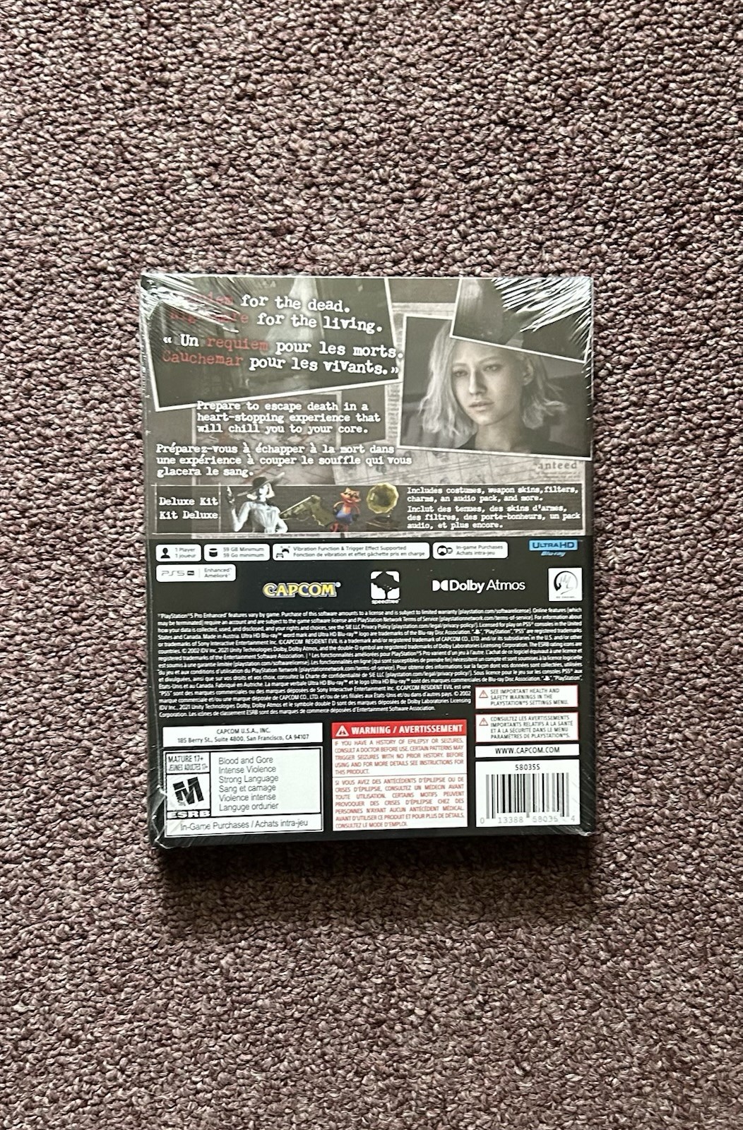 Resident Evil Requiem Deluxe Edition PS5 w/ Steelbook New Sealed DAMAGED READ