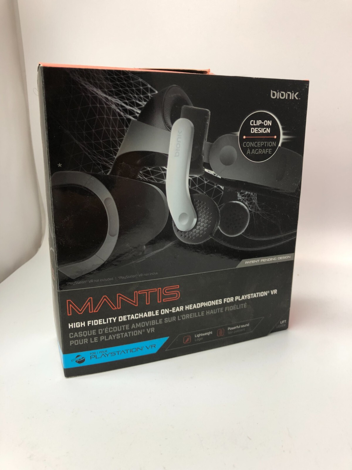 Bionik Mantis Premium Clip-on On-Ear Headphones for PlayStation VR