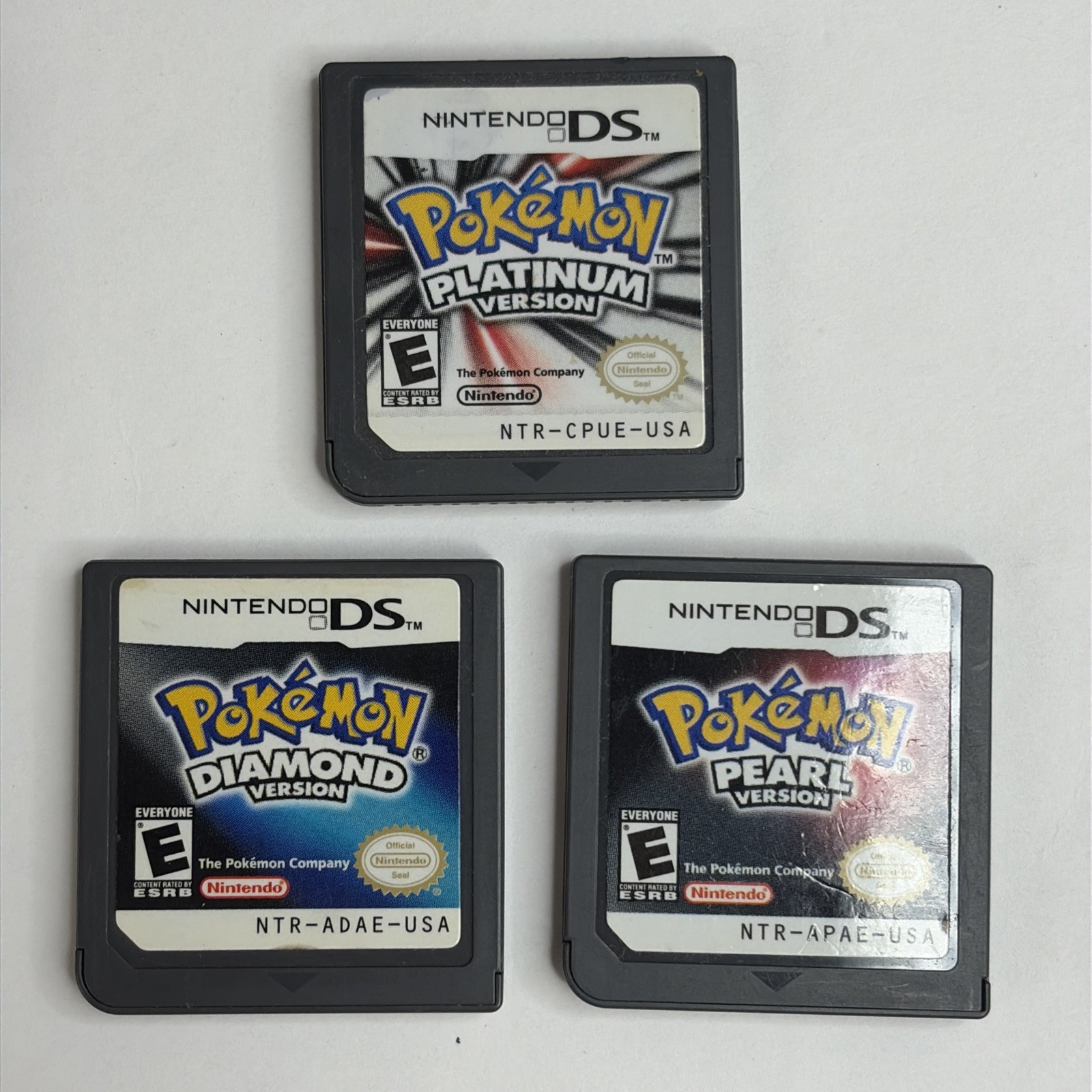 Pokemon DS Platinum Diamond Pearl Bundle W Original Box Authentic Tested
