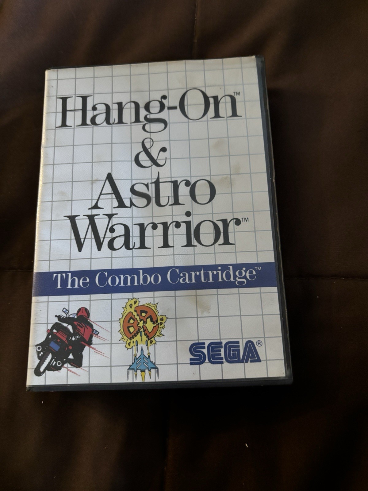 1987 Sega Master System Hang-On & Astro Warrior CIB