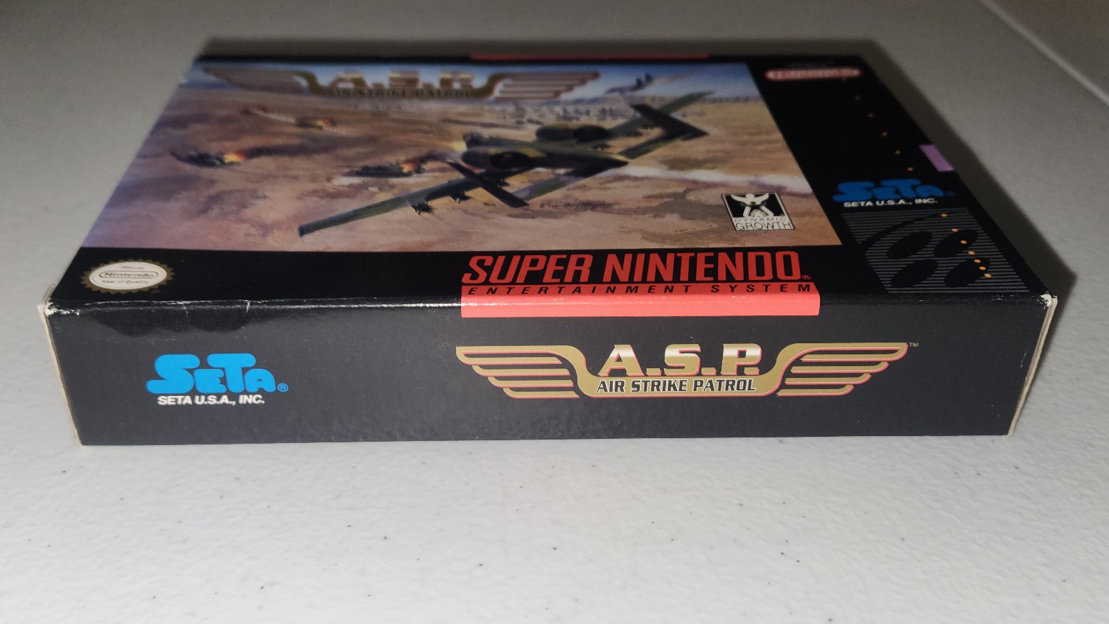 A.S.P. Air Strike Patrol (SNES) Super Nintendo CIB