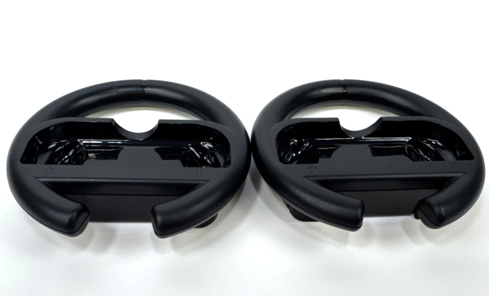 Black Steering Wheel Set for Nintendo Switch Joy-Con Mario Kart (Unbranded)