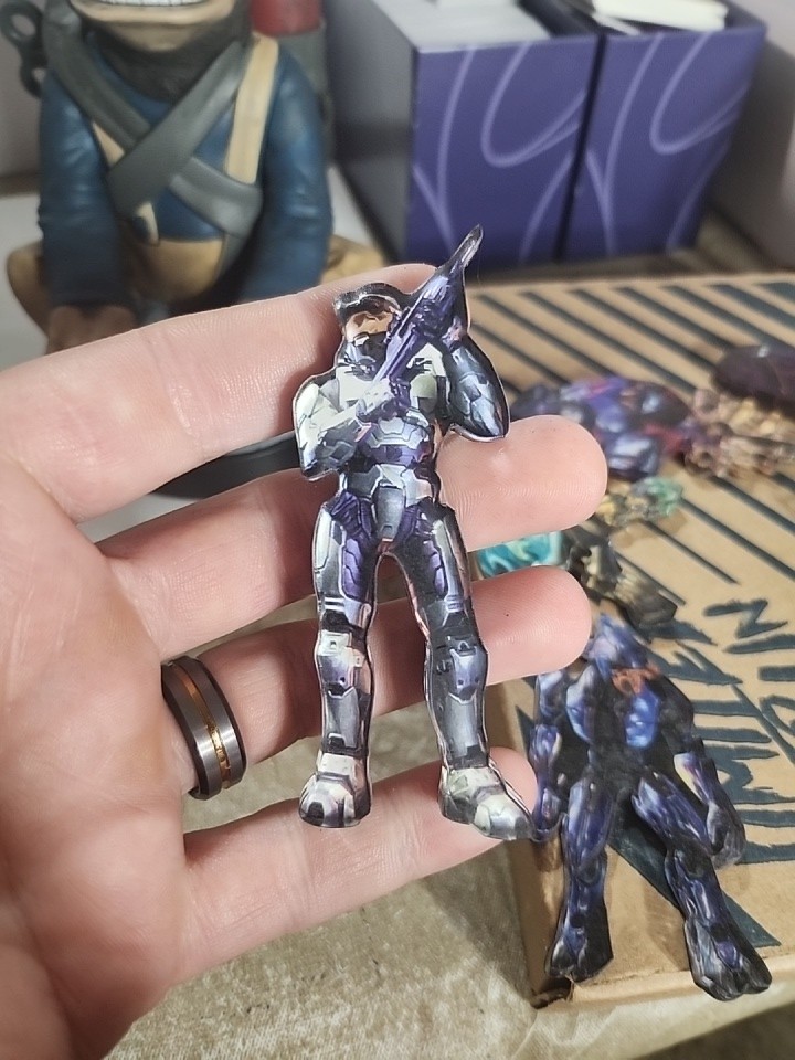 Microsoft Halo Magnets Master Chief Rare Htf Collector