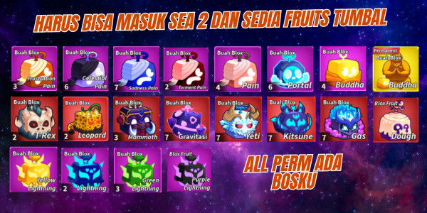 Blox Fruits Items & Fruits | Kitsune, Leopard, Dragon | Fast Trade (Sea 2 Café)