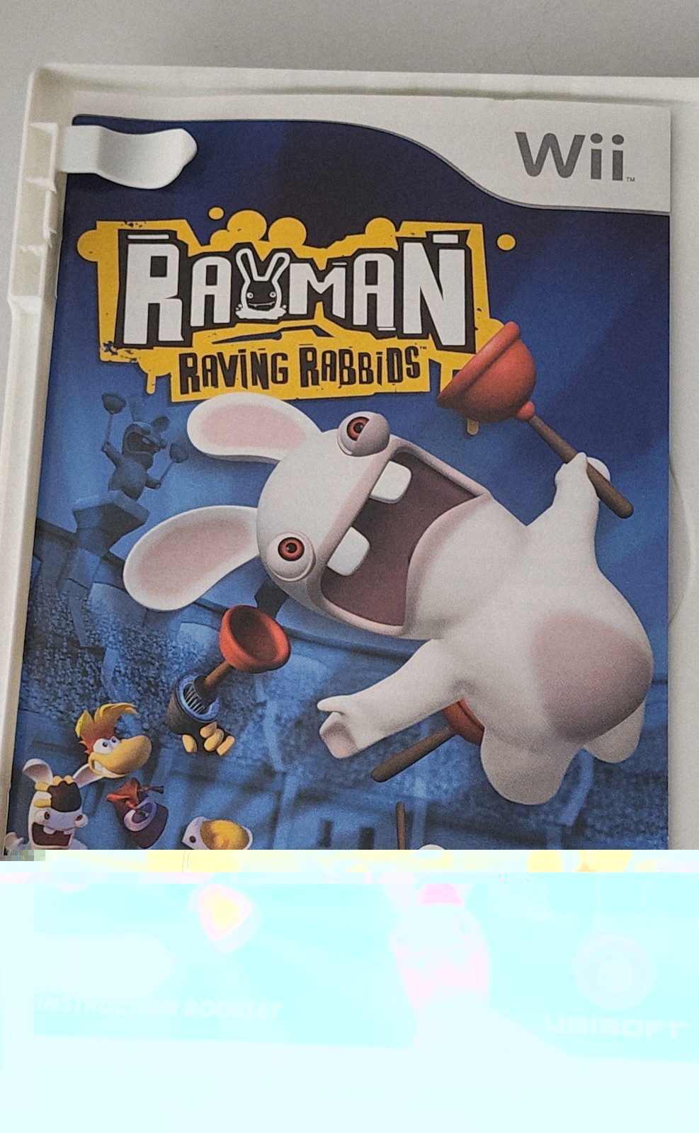 Rayman Raving Rabbids Nintendo Wii Complete W/Manual