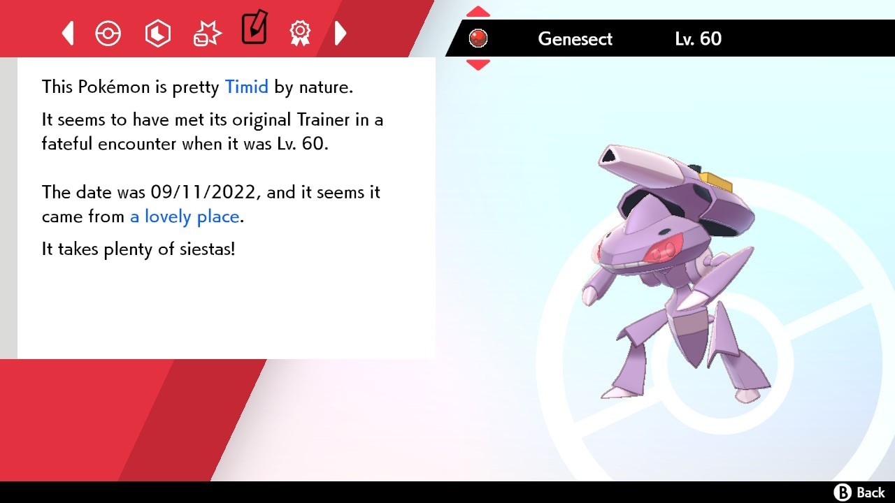 Mythical22 Genesect Event | Pokemon Sword & Shield | Game GameStop | UNTOUCHED