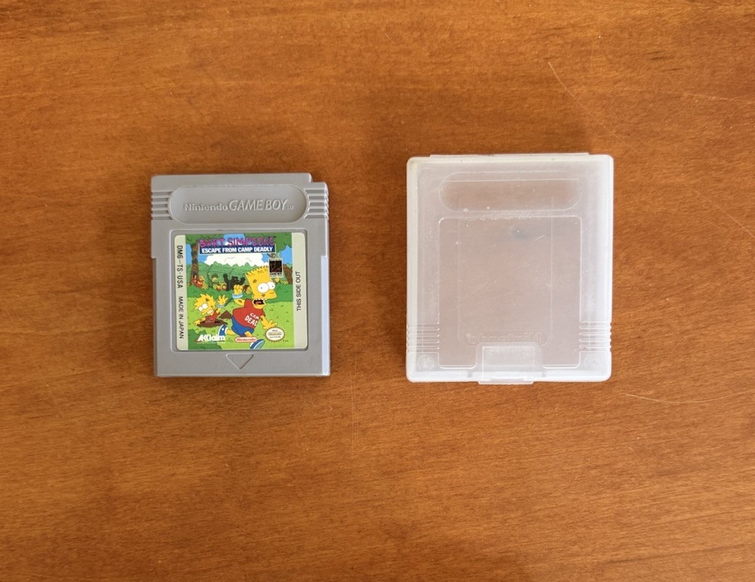 Bart Simpson Escape From Camp Deadly (Nintendo Gameboy) VGC Tested & Ships Fast
