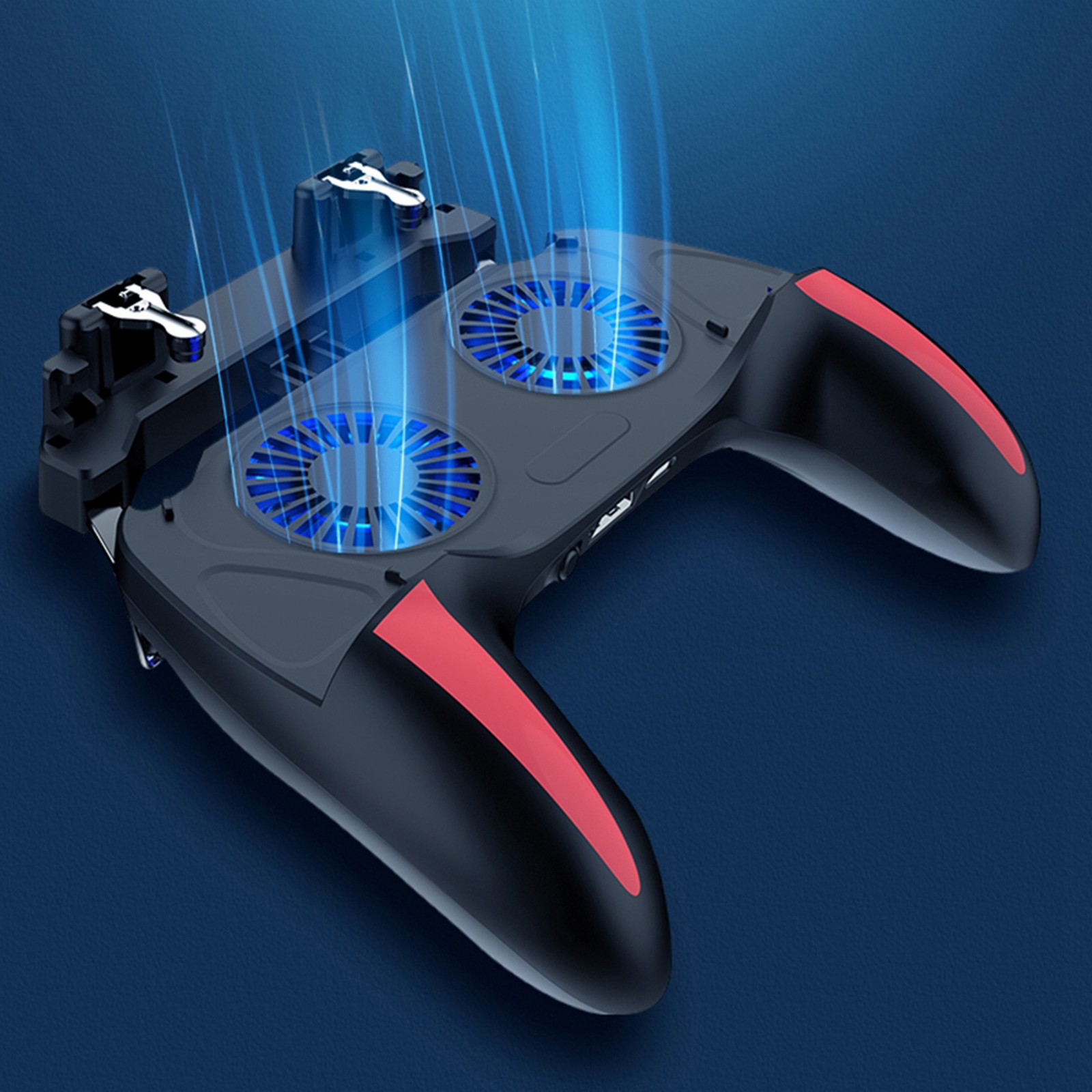 Dual Cooling Fans Mobile Phone Game Controller Gamepad With 5000mAh Battery ZAIK