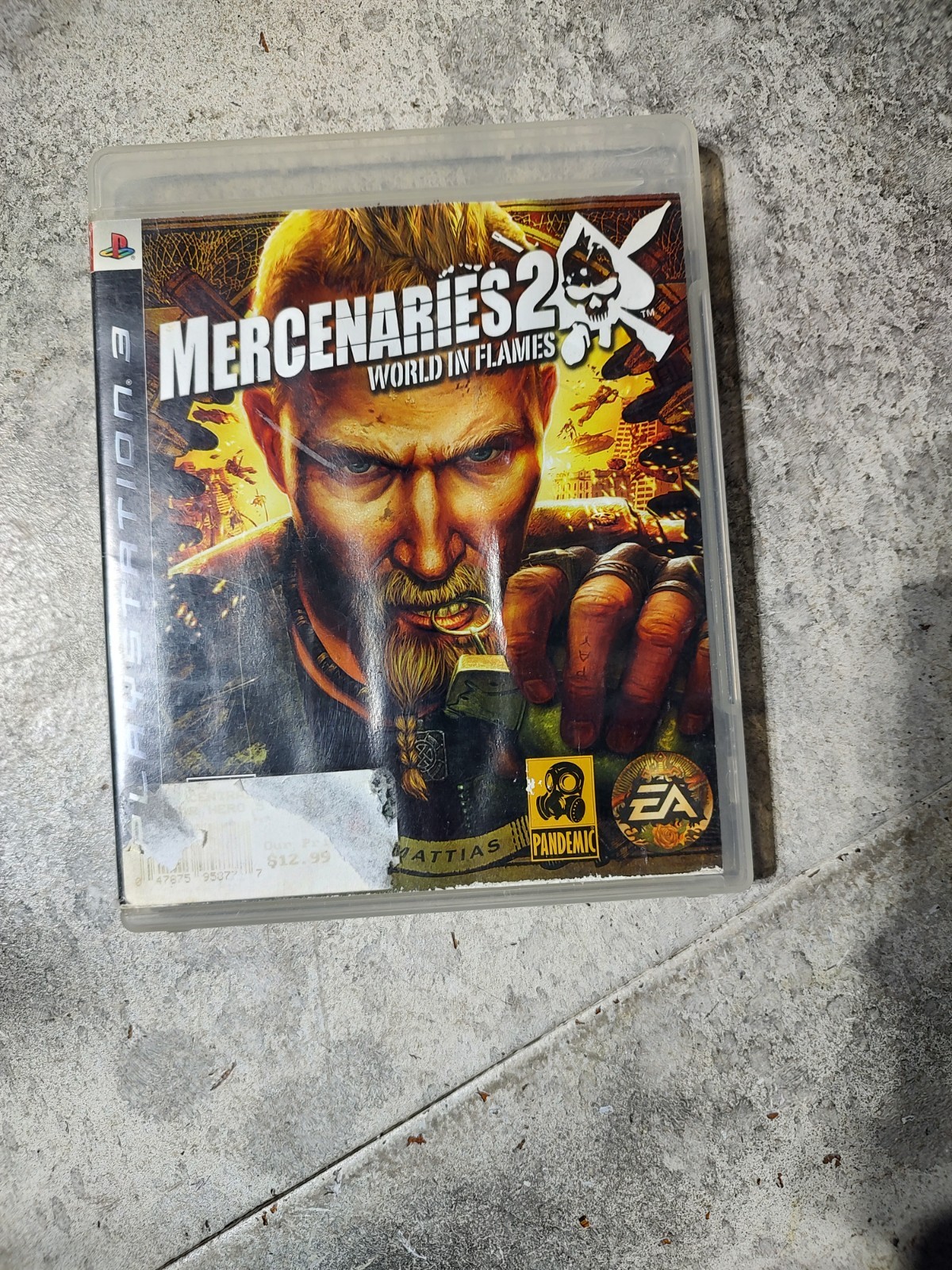 Mercenaries 2: World In Flames ( Sony PlayStation 3, 2008) No Manual Tested