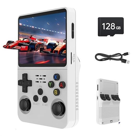 Game master r36S handheld game console with 15,000 games linux ark system 3.5″hd
