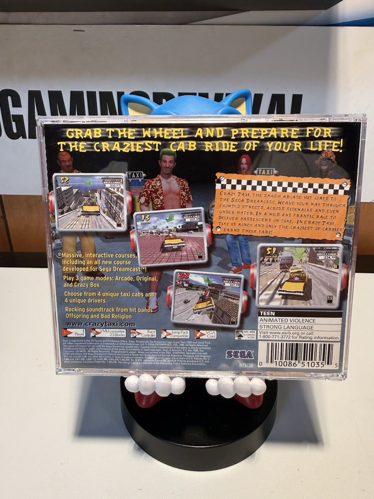 CRAZY TAXI Sega Dreamcast All Stars Version Complete with Case and Manual CIB