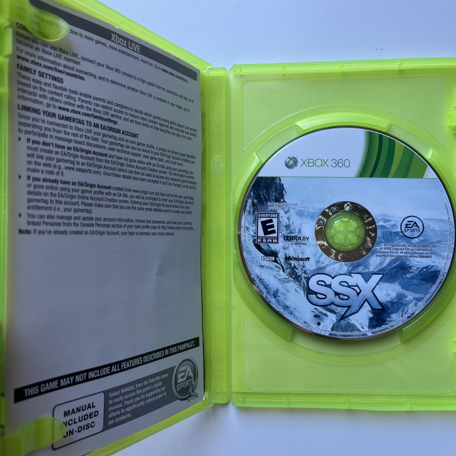 SSX ( Microsoft Xbox 360 ) CIB – Mint Disc – Resurfaced – Tested – Fast Shipping