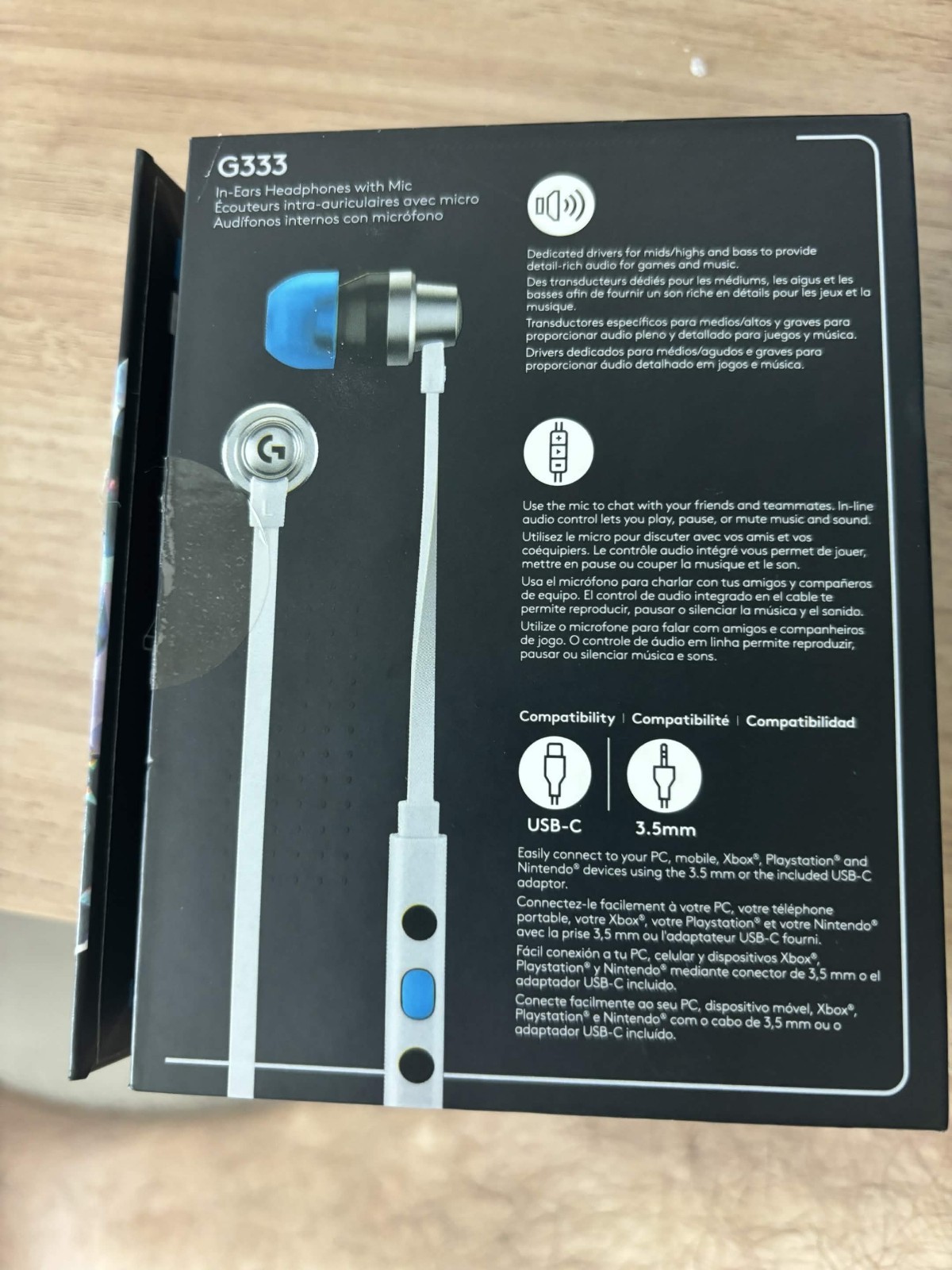 Logitech G333 K/DA Gaming In-Ear Headset – League of Legends Edition