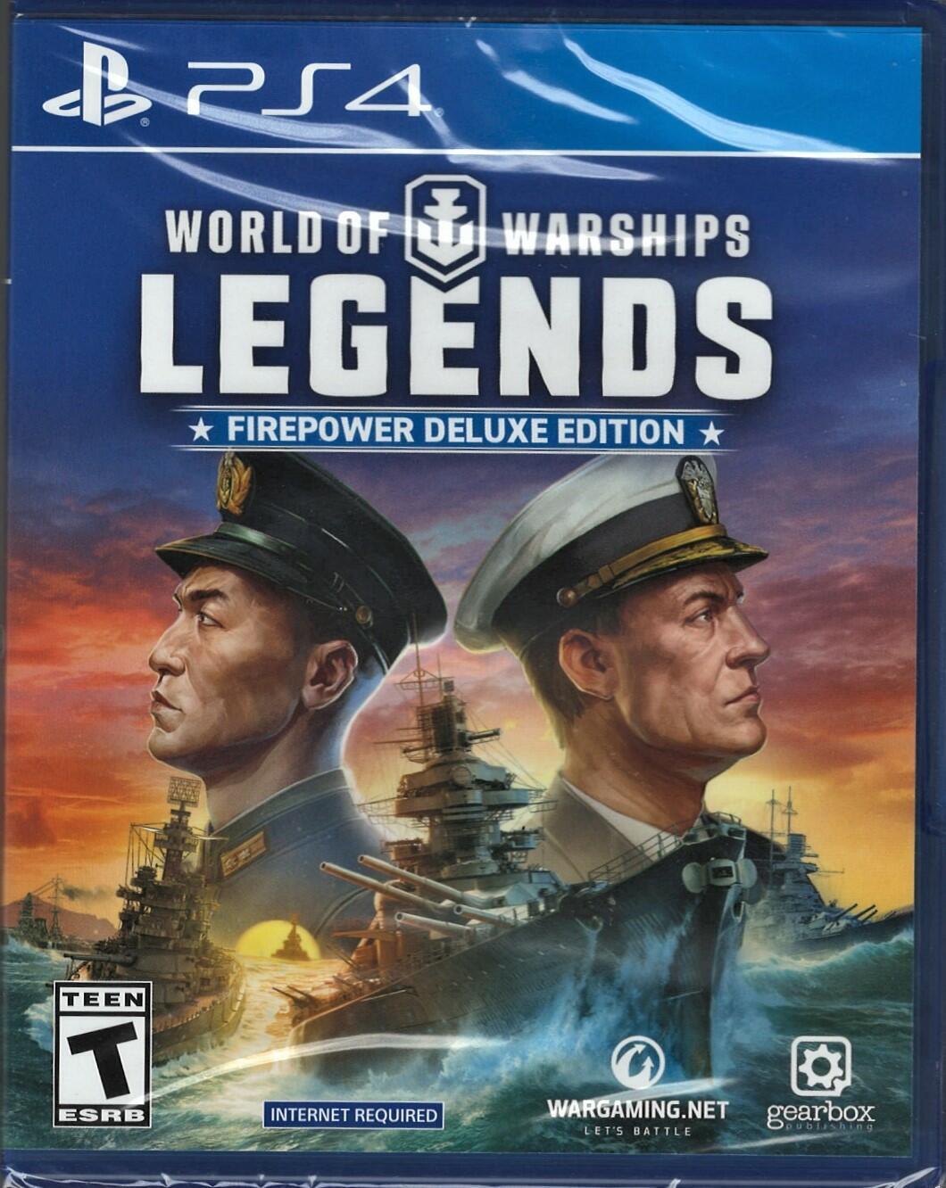 World Of Warships: Legends Firepower Deluxe Edition PS4 (Brand New Factory Seale