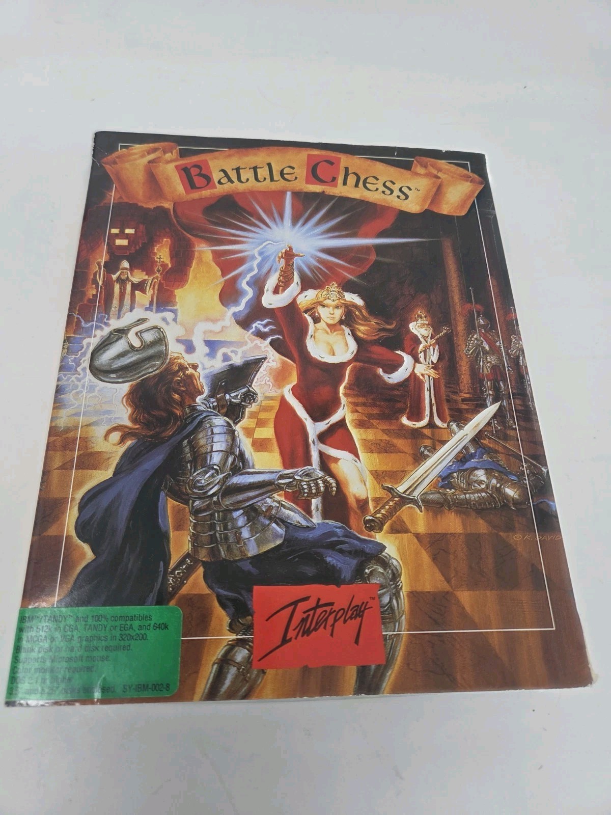 Battle Chess IBM Tandy PC Game Interplay Floppy 5.25″ & 3.5″ Disks 1990