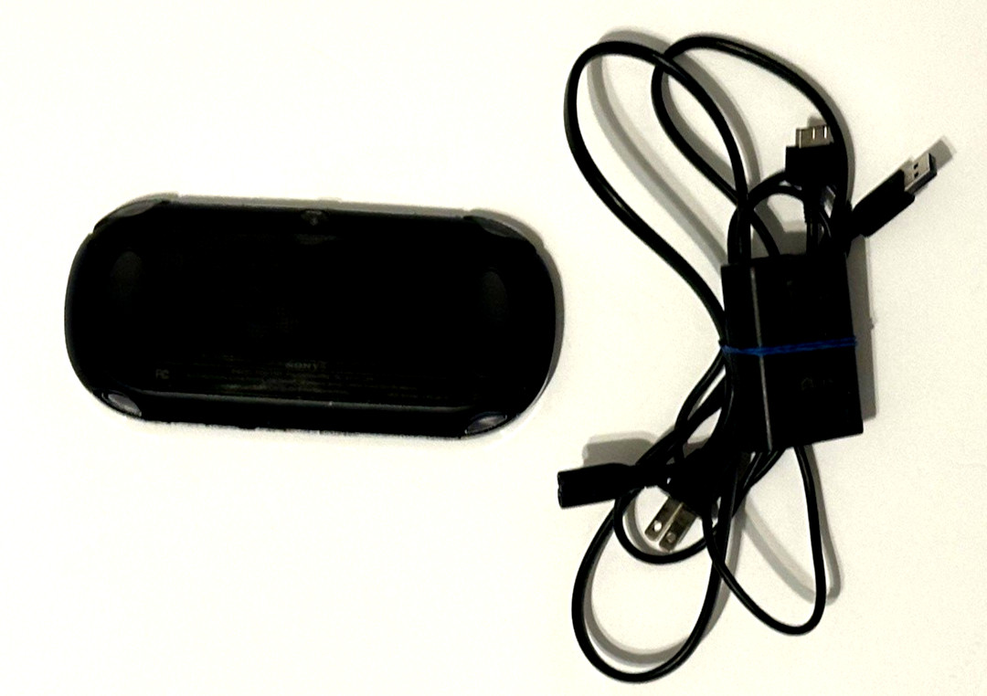 Sony PlayStation Vita OLED PCH 1101 Color Black with Charger + 16gb Memory Card