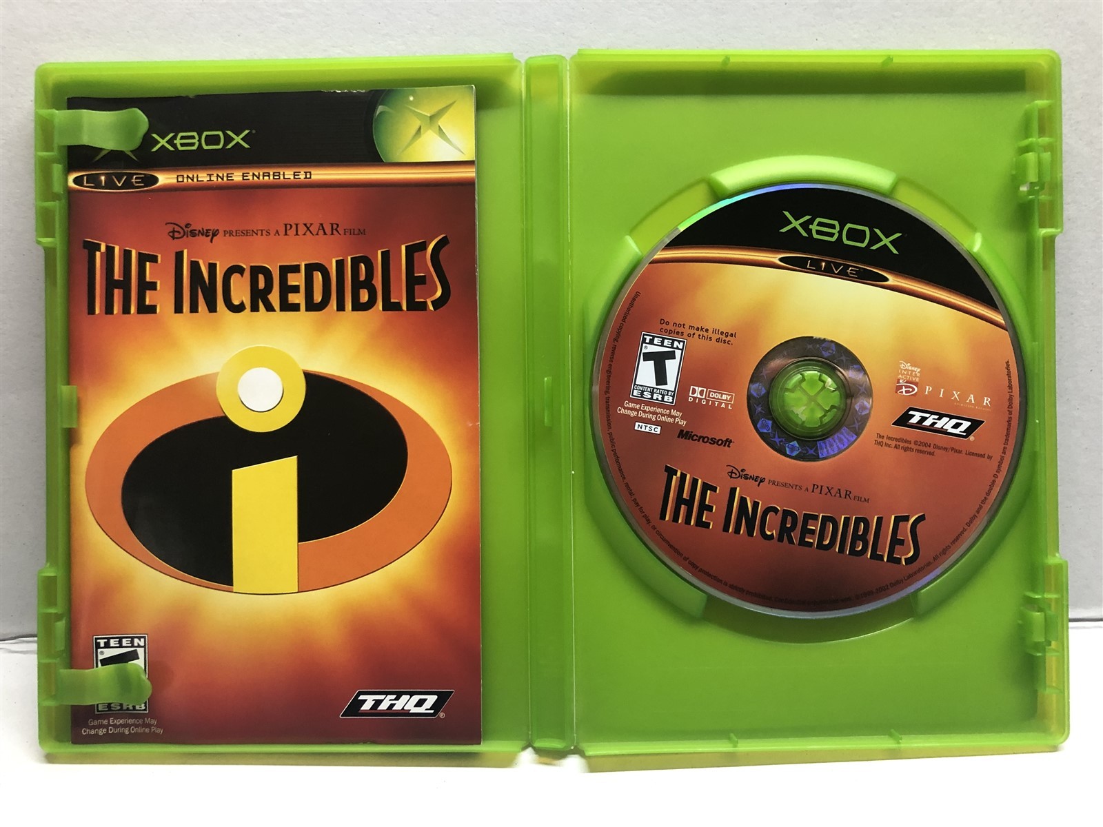 The Incredibles (Microsoft Xbox, 2004) Family Kids Game – Complete w/ Manual
