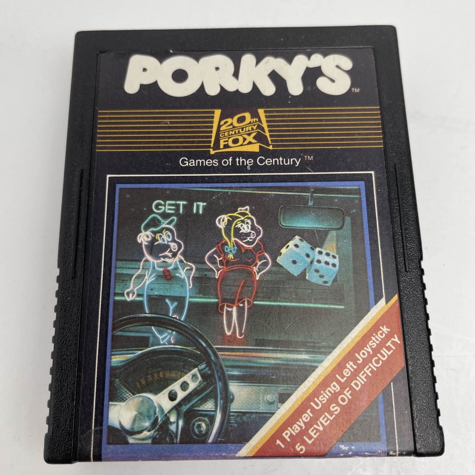 Vintage Atari 2600 Porky’s Cartridge 1983