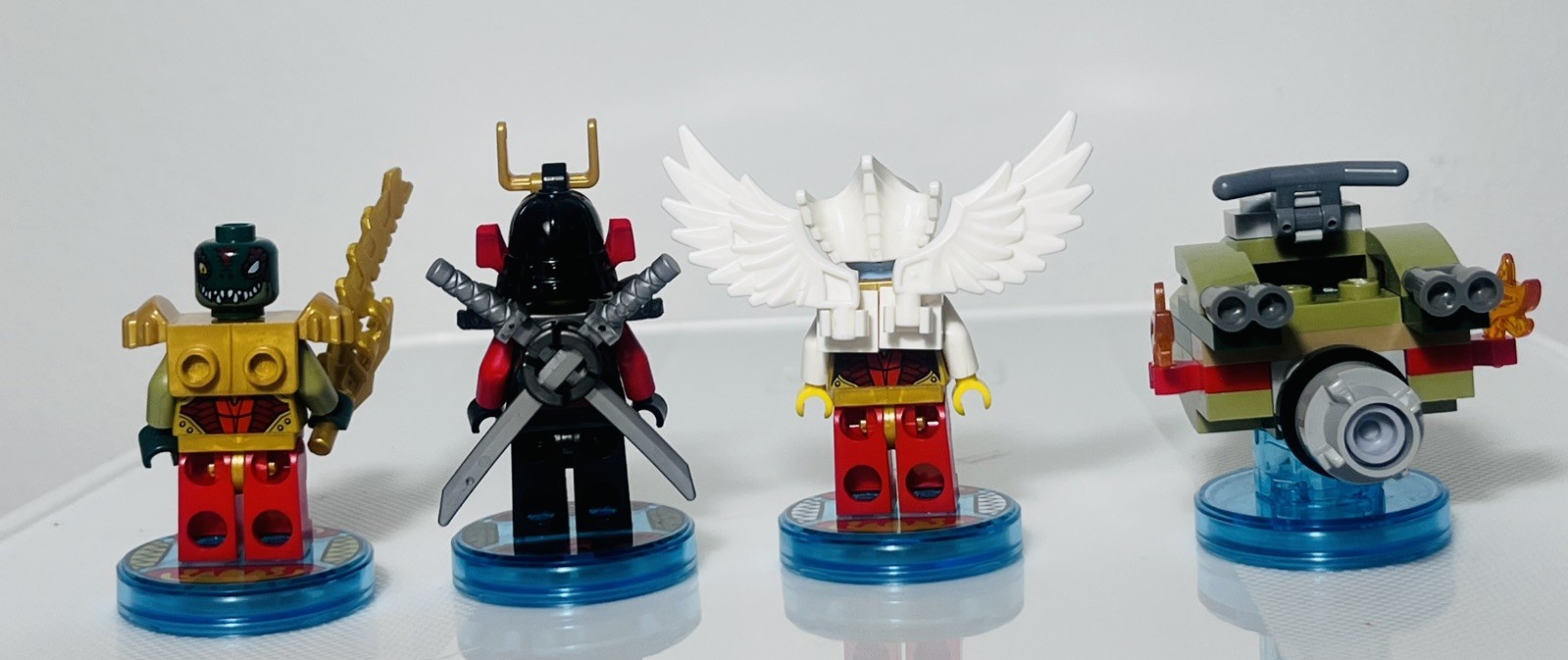 LEGO Dimensions Ninjago Chima Lot Kai Lloyd Eris Croc Command Sub Toy Tags