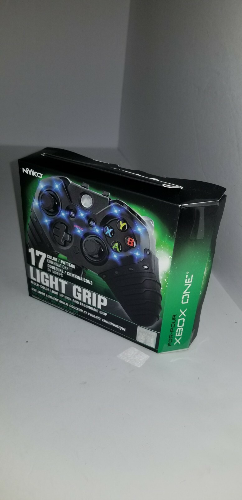 NEW LED Multi Color Light Up Skin Grip for XBOX ONE Controller NYKO