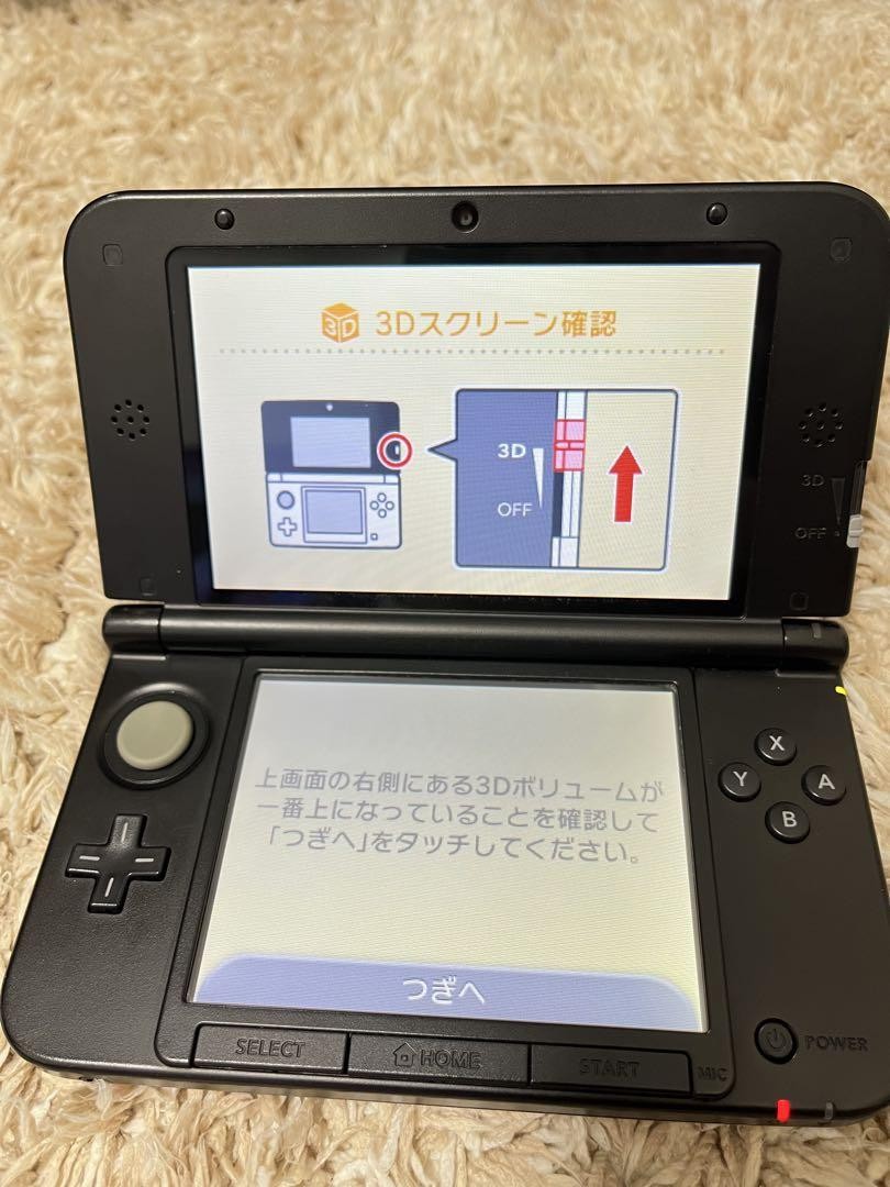 Nintendo 3DS LL Red x Black Body s0618m