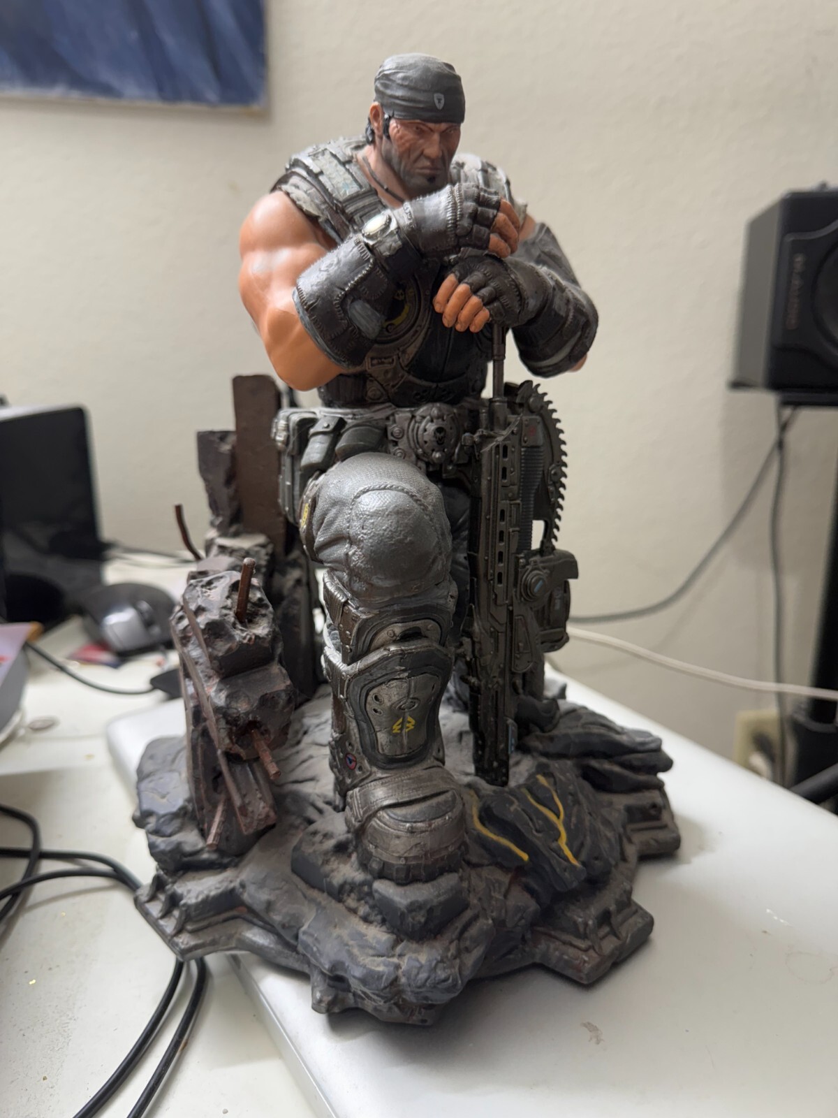 Gears of War 3 Marcus Fenix Collectors Figure Limited Edition Statue Epic Games