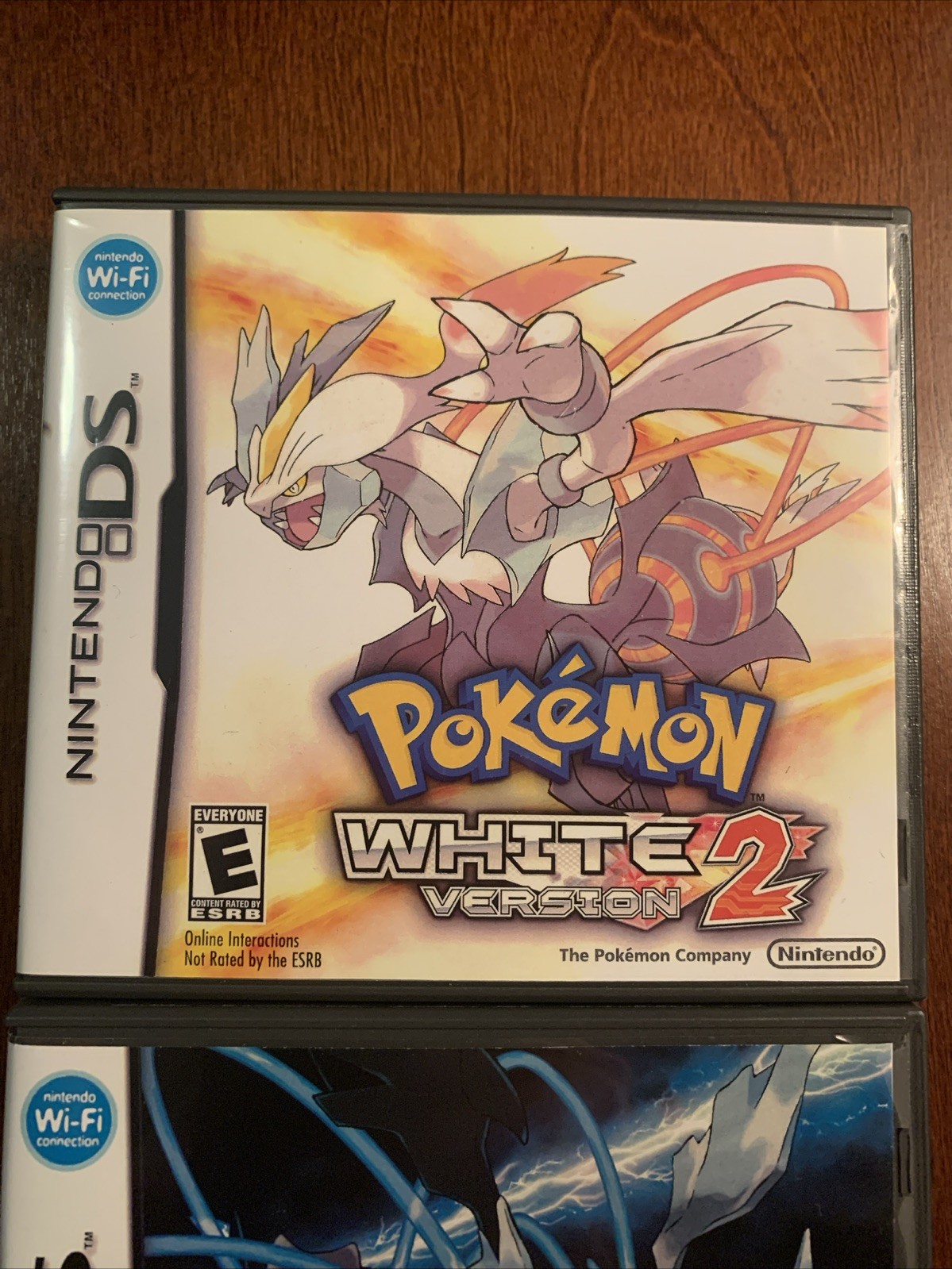 Pokemon White 2 + Black 2 Nintendo DS Replacement Cases Only NO GAMES – Bundle