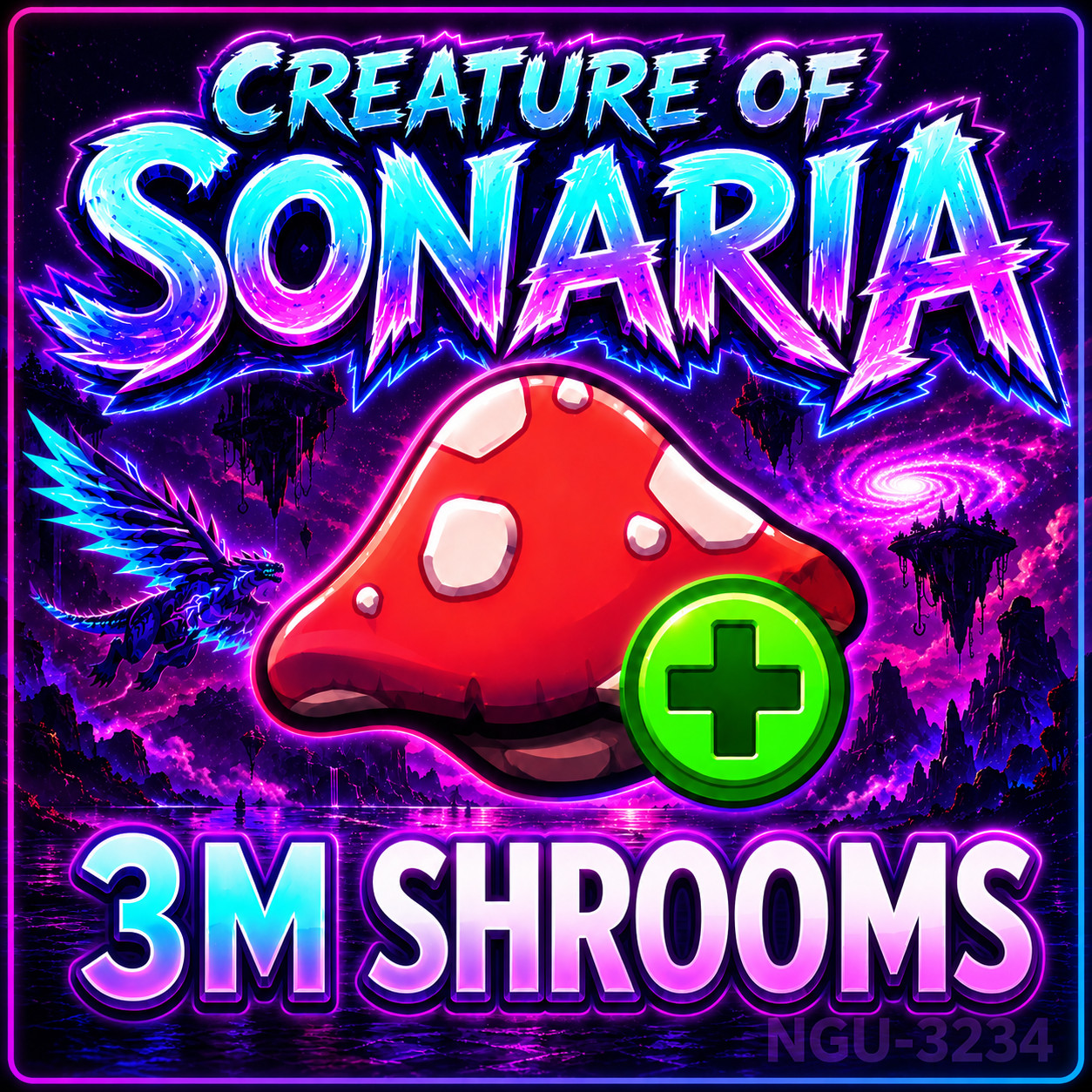 [💎] Creature of Sonaria | 3M Shroom | COS | Fast & Easy [💎]