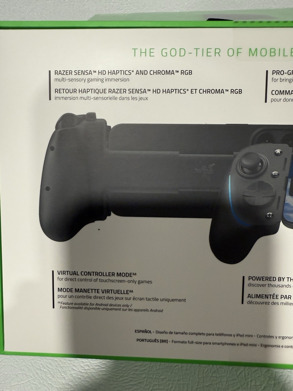 ONE – New Razer Kishi Ultra Mobile Gaming Controller For Android & Apple iPhone