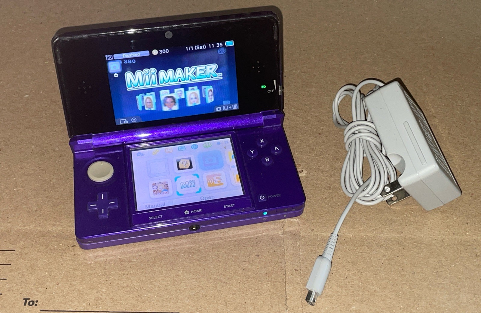 Nintendo 3DS Midnight Purple Portable Gaming Console