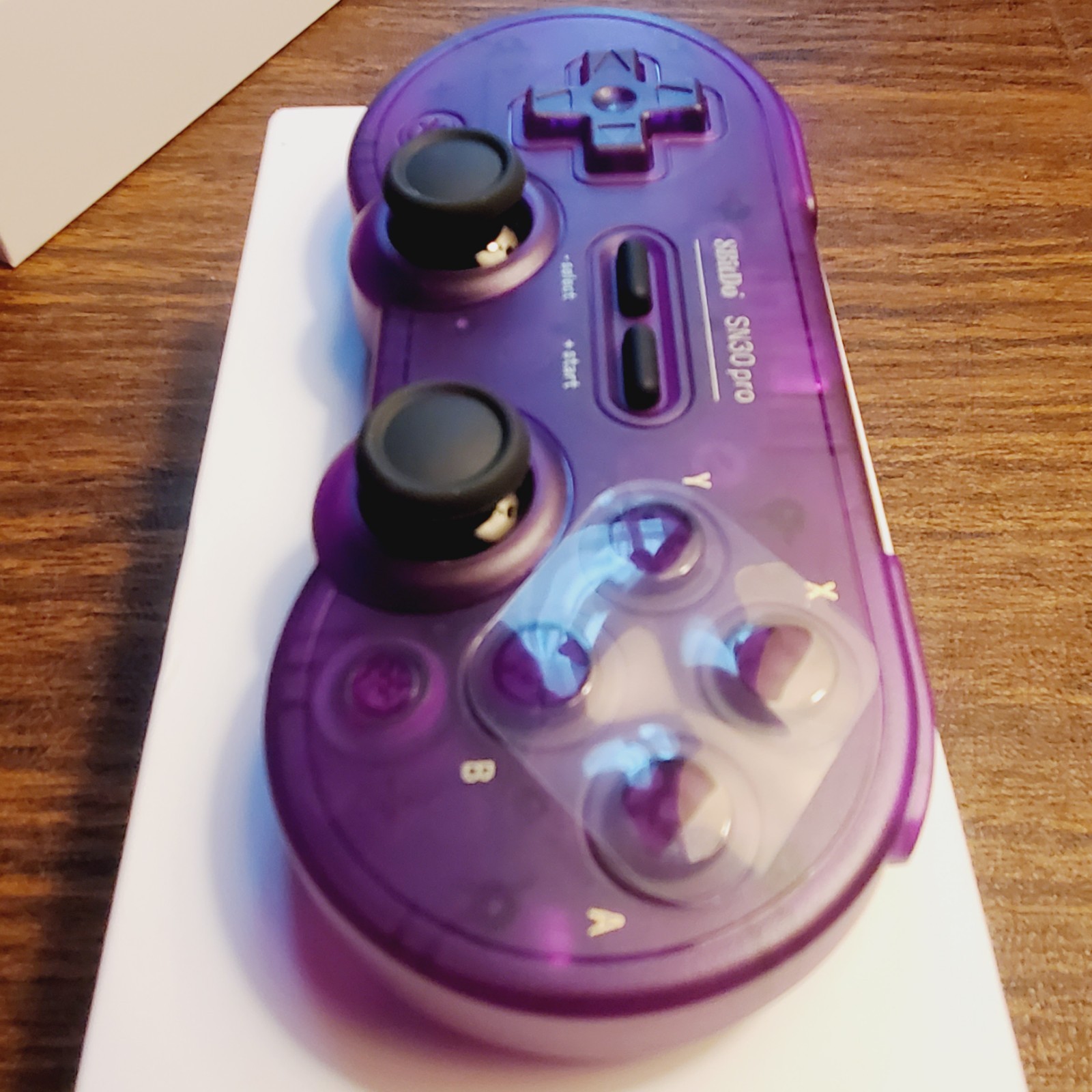 8BitDo SN30 Wireless Gamepad for Switch, Android, PC, Steam, Apple, Pi -PURPLE