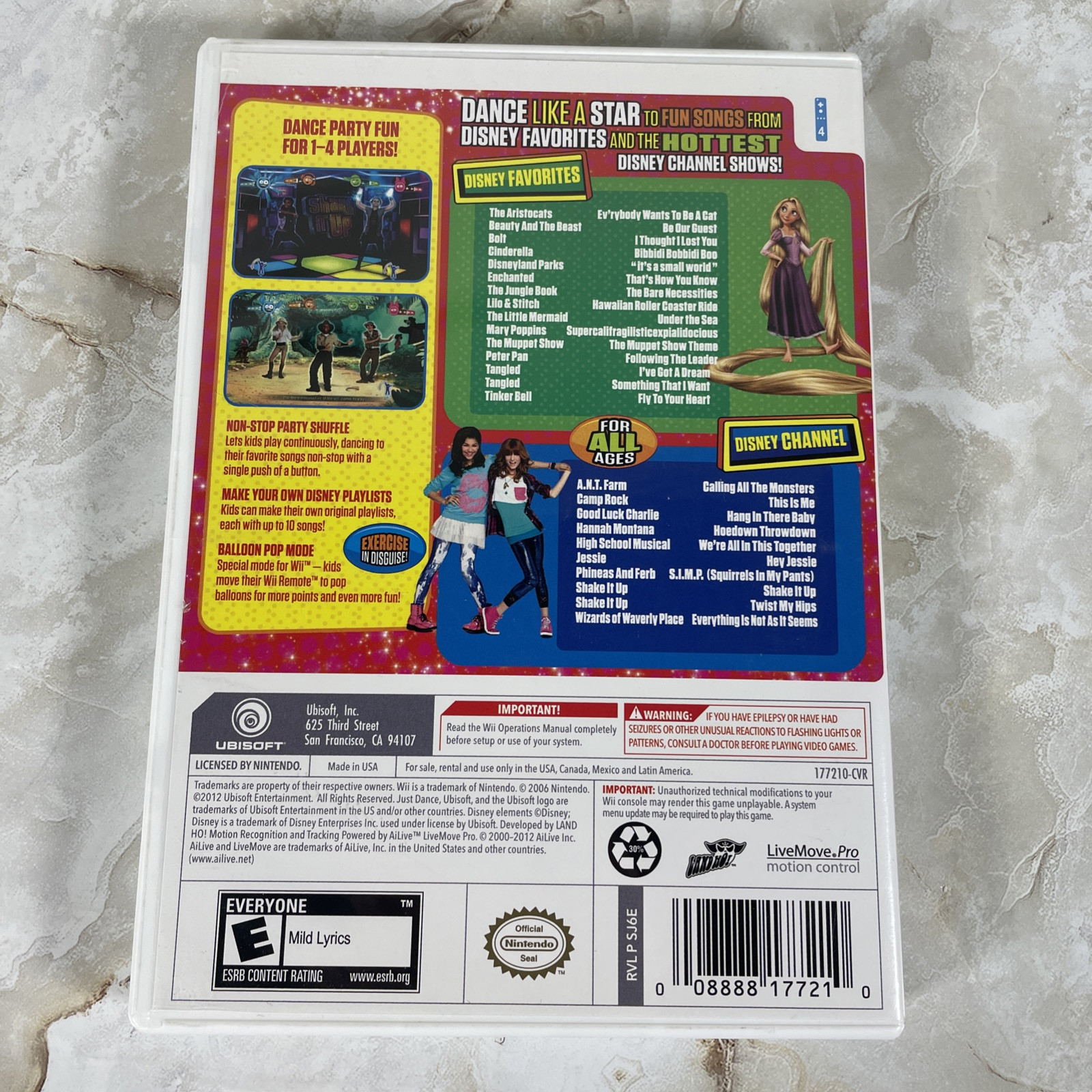 Just Dance Disney Party – Nintendo Wii CIB
