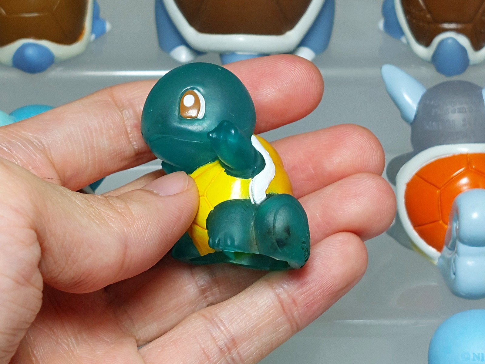 Blastoise Wartortle Squirtle Pokemon Kids DX Figure Set Bandai 1.3-2.6in